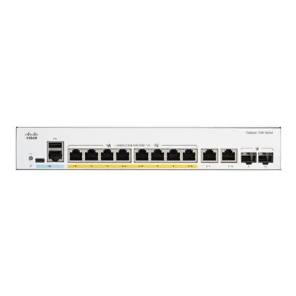 c1200-8p-e-2g cisco catalyst 1200-8p-e-2g - switch - 8 ports - smart - rack-mountable