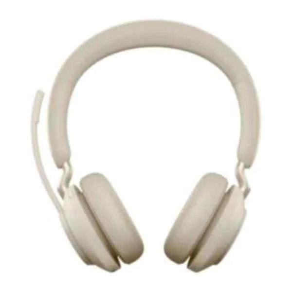 Evolve2 65 - UC Stereo - Headset - Head-band - Office/Call center - Beige - Binaural - Bluetooth pairing - Play/Pause - Track  - Volume + - Volume -