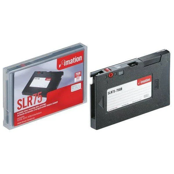 432746-T | Imation SLR75 38/75GB Tapes
The Imation SLR75 data storage cartridge takes tape media and storage technology to a new level. Providing 38GB of native capacity and 75GB of compressed capacity