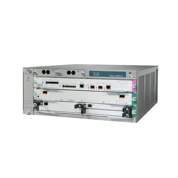 7603S-RSP7C-10G-R | Cisco 7603S Chassis,3-slot,Red System,2RSP720-3C-10GE,2PS