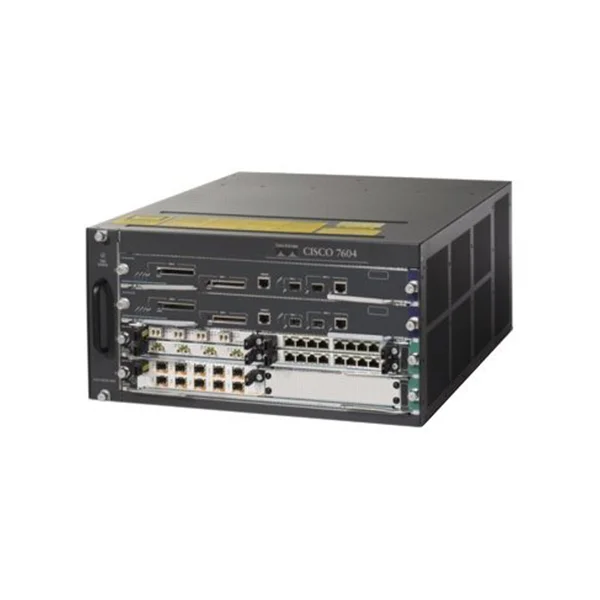 Cisco 7604 Chassis, 4-slot, Redundant SUP32-2X10GE-3B and PS