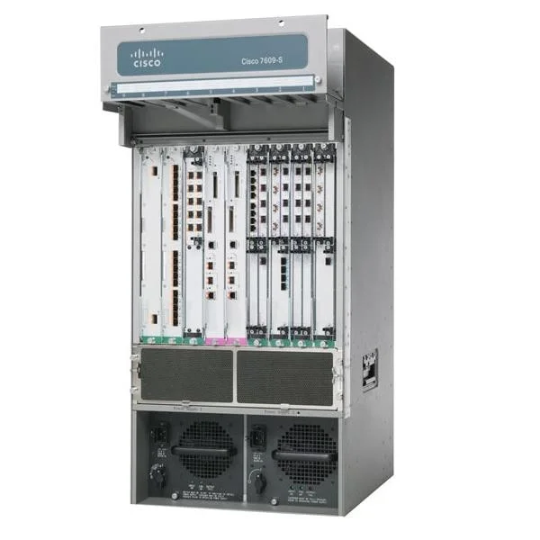 7609S-S32-8G-B-R | Cisco 7609S Chassis,9-slot,Redundant SUP32-8GE-3B,PS