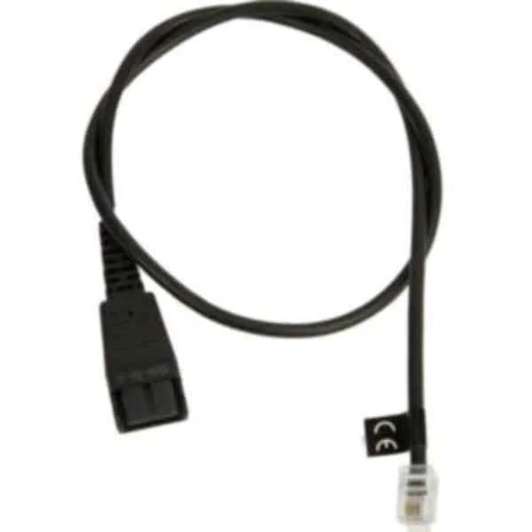 8800-00-37 | 8800-00-37 - Black - Cable - Telephone 0.5 m