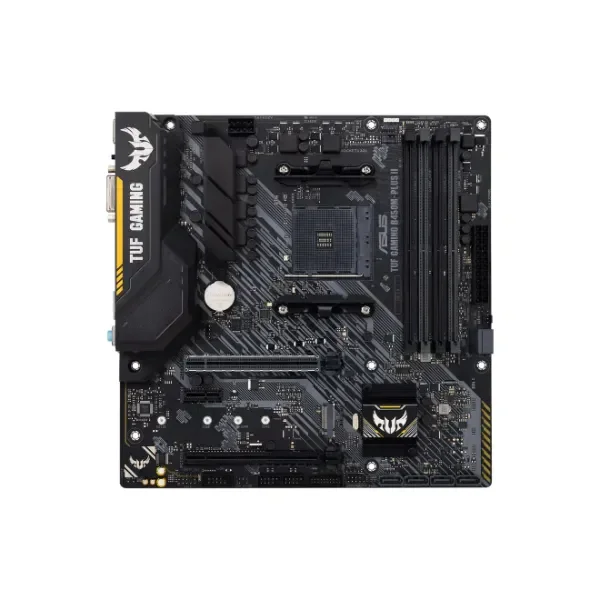 TUF Gaming B450M-Plus II - AMD - Socket AM4 - AMD Ryzen 3 - 2nd Generation AMD Ryzen™ 3 - AMD Ryzen 3 3rd Gen - AMD Ryzen 5 - 2nd Generation AMD... - DDR4-SDRAM - 128 GB - DIMM
