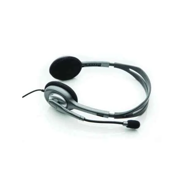 981-000271 | H110 headset - Headset - Head-band - Office/Call center - Black - Silver - Binaural - 1.8 m 981-000271 | H110 headset - Headset - Head-band - Office/Call center - Black - Silver - Binaural - 1.8 m