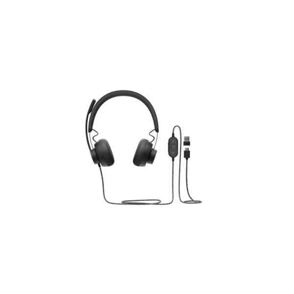 981-000870 | Logitech Zone Wired Teams Headset Head-band USB Type-C Black (981-000870) 981-000870 | Logitech Zone Wired Teams Headset Head-band USB Type-C Black (981-000870)