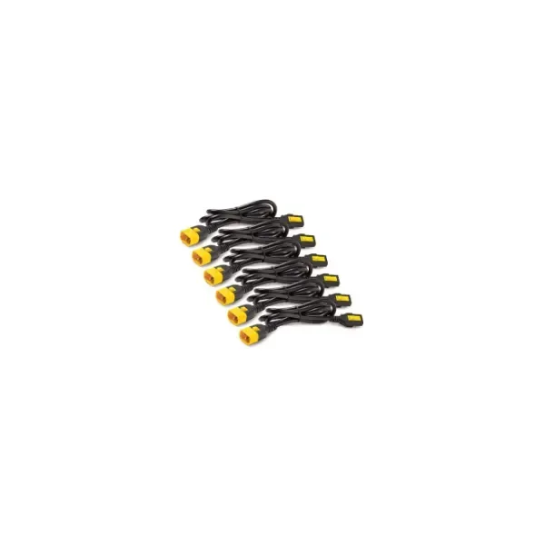 AP8714S | KIT OF 6 1.2M POWER CORD LOCKING C19 TO C20