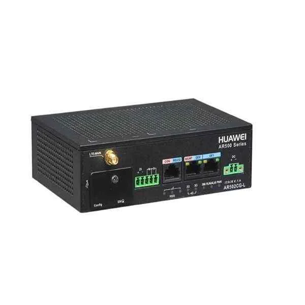 AR502CG-L | Huawei AR502 Series Industrial Routers, 2 x 10M/100M/1000M Base-T, 1 x RS232 (RJ45 connector, non-isolated)