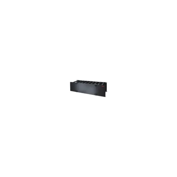 3U HORIZONTAL CABLE MANAGER 6 FINGERS TOP & BOTTOM