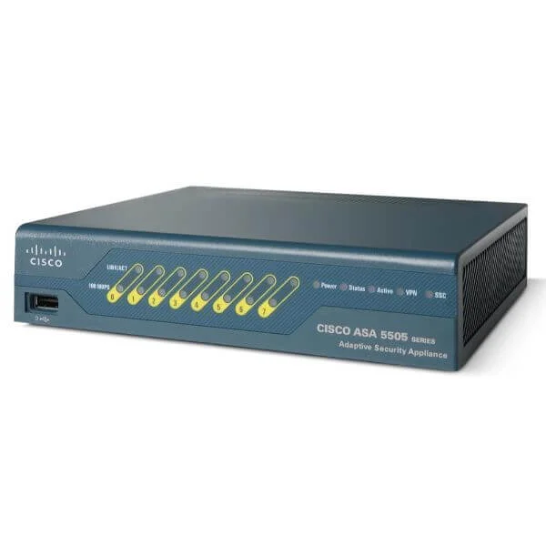 ASA 5505 Sec Plus Security Appliance with SW, UL Users, HA, 3DES/AES, Cisco ASA 5500 Series Firewall Edition Bundles
