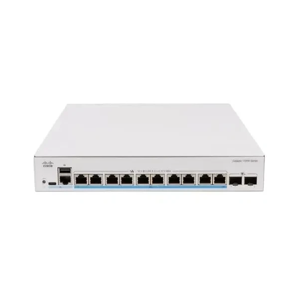 c1300x-10nu-2x cisco c1300x-10nu-2x catalyst 1300x 10-port multigigabit poe++ desktop switch, 2x10g uplinks