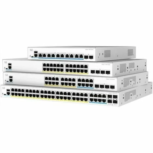 Cisco C1300X-24NGU-4X Catalyst 1300X 24-Port Gigabit/5G PoE++ Switch, 4x10G Uplinks