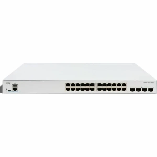 Cisco C1300X-24T-4X Catalyst 1300X 24-Port Gigabit Switch, 4x10G Uplinks