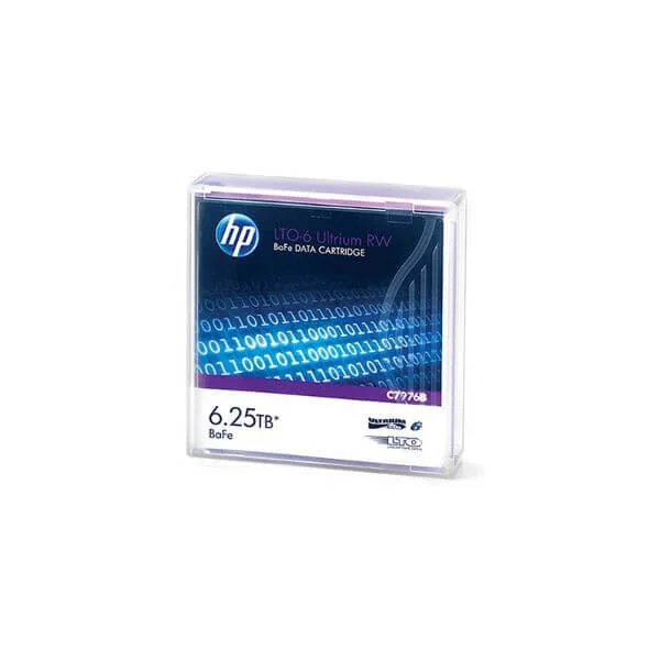c7976b lto6 ultrium 6.25tb bafe rw data tape pl=7a