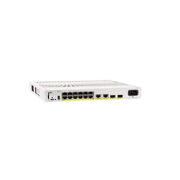 Cisco C9200CX-12T-2X2G-E Catalyst 9200CX 12-Port Gigabit Desktop Switch, 2x10G SFP+ and 3x1G Copper Uplinks, Network Essentials