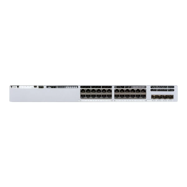 Cisco C9300LM-24U-4Y-A Catalyst 9300LM 24-Port Gigabit UPOE Switch, 4x25G Uplinks, Network Advantage