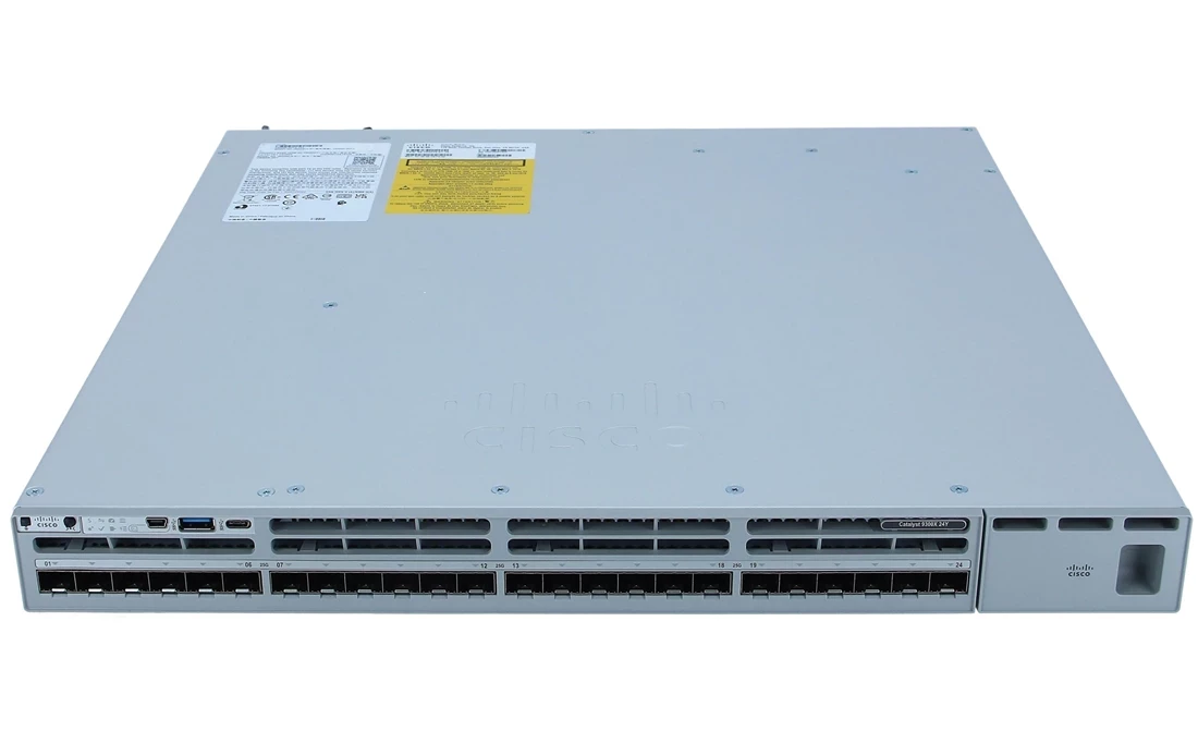 C9300X-24Y-E | Cisco Catalyst 9300X Managed Fiber Switch, 24x 25G SFP28, Modular Uplinks, Network Essentials C9300X-24Y-E | Cisco Catalyst 9300X Managed Fiber Switch, 24x 25G SFP28, Modular Uplinks, Network Essentials