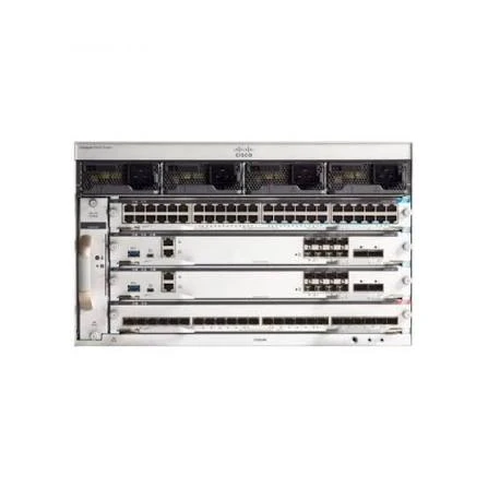 C9404R | Cisco Catalyst 9400 Series 4-Slot Modular Switch Chassis, 2 Line Card Slots, Up to 96 Ports, 6RU C9404R | Cisco Catalyst 9400 Series 4-Slot Modular Switch Chassis, 2 Line Card Slots, Up to 96 Ports, 6RU