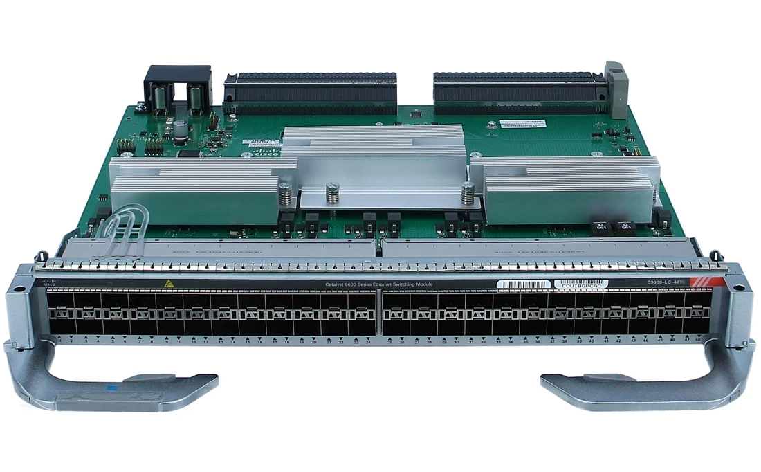 c9600-lc-48s cisco catalyst 9600 line card, 48x 100m/1g sfp ports, nonblocking, c9600-sup-1 compatible