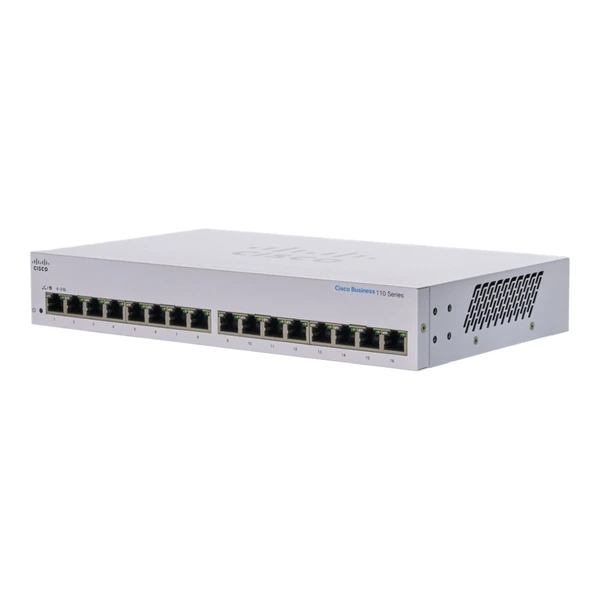 Cisco CBS110-16T-NA Business 110 16-Port Gigabit Desktop Switch