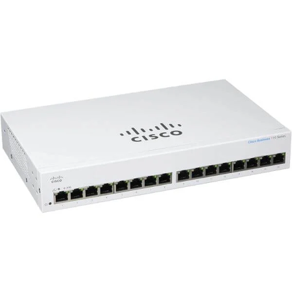 CBS110-16T | Cisco Business 110 Unmanaged Switch, 16 10/100/1000 ports CBS110-16T | Cisco Business 110 Unmanaged Switch, 16 10/100/1000 ports