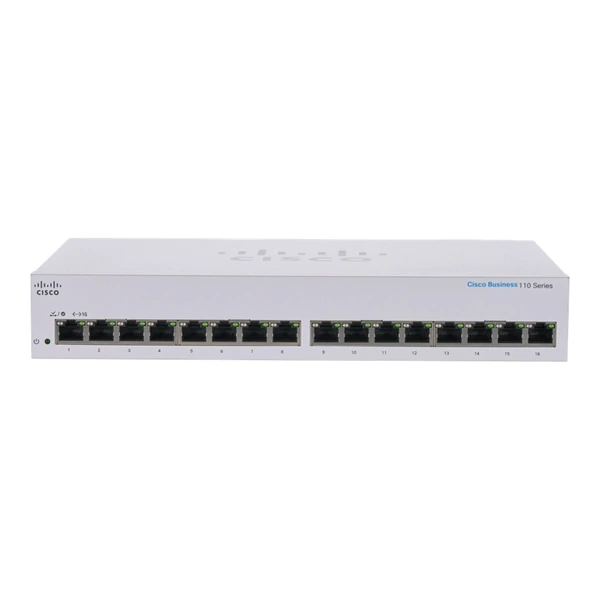 Cisco CBS110-16T-UK Business 110 16-Port Gigabit Desktop Switch