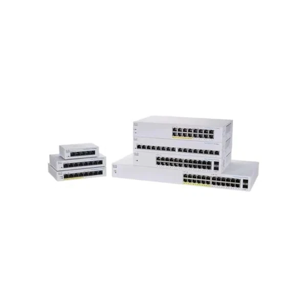 Cisco CBS110-24PP-EU Business 110 24-Port Gigabit PoE Switch, 2x1G Combo Uplinks