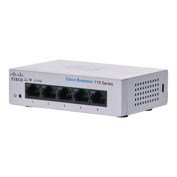 Cisco CBS110-5T-D-NA Business 110 5-Port Gigabit Desktop Switch