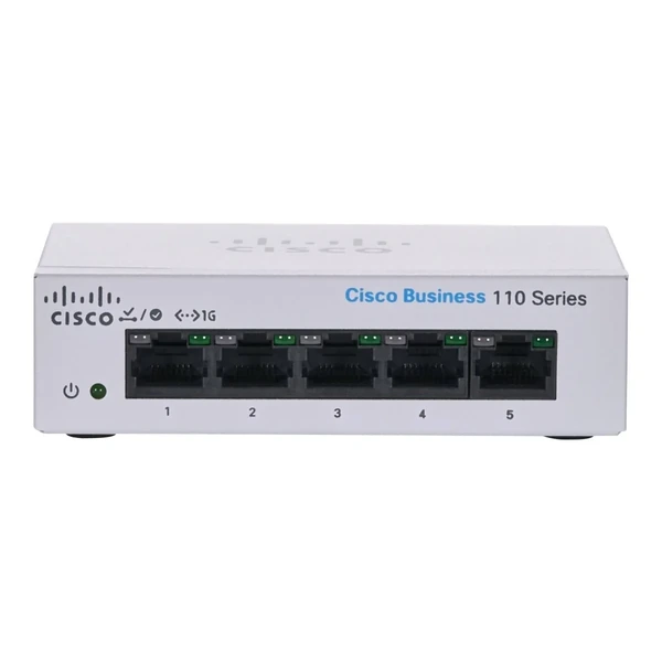 Cisco CBS110-5T-D-UK Business 110 5-Port Gigabit Desktop Switch