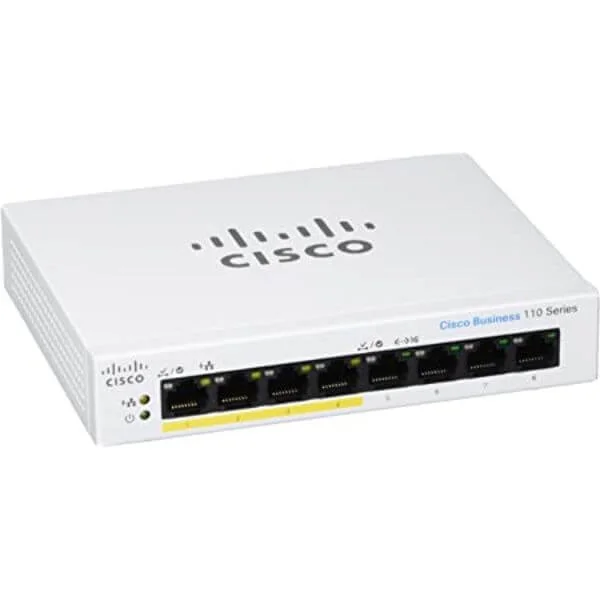 CBS110-8T-D | Cisco Business 110 Unmanaged Switch, 8 10/100/1000 ports CBS110-8T-D | Cisco Business 110 Unmanaged Switch, 8 10/100/1000 ports
