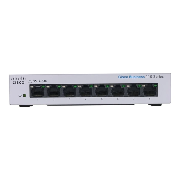 Cisco CBS110-8T-D-UK Business 110 8-Port Gigabit Desktop Switch