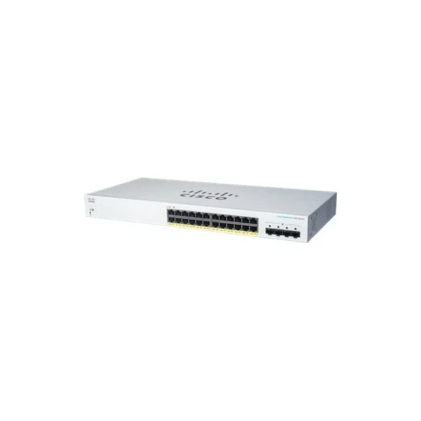cbs220-24fp-4g cisco cbs220-24fp-4g business 220 24-port gigabit poe+ switch, 4x1g sfp uplinks