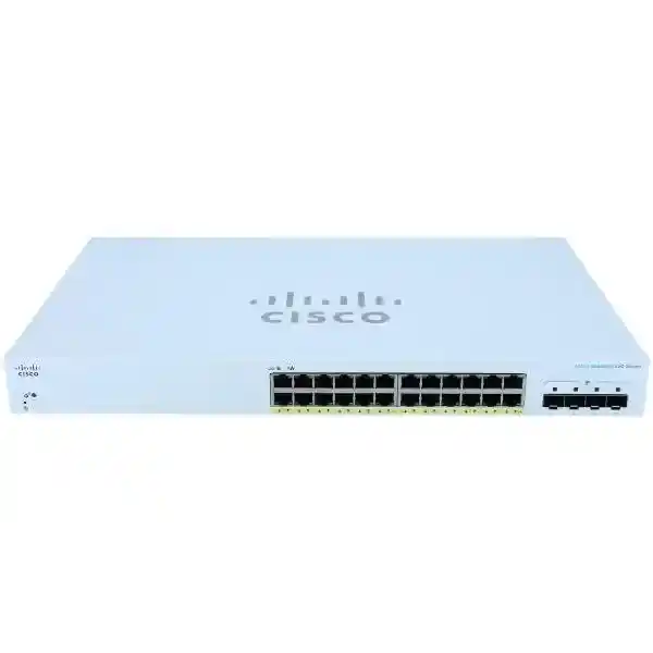 CBS220-24P-4G | Business 220 Series CBS220-24P-4G - Switch - smart - 24 x 10/100/1000 (PoE+) + 4 x Gigabit SFP (uplink) - rack-mountable - PoE+ (195 W)
