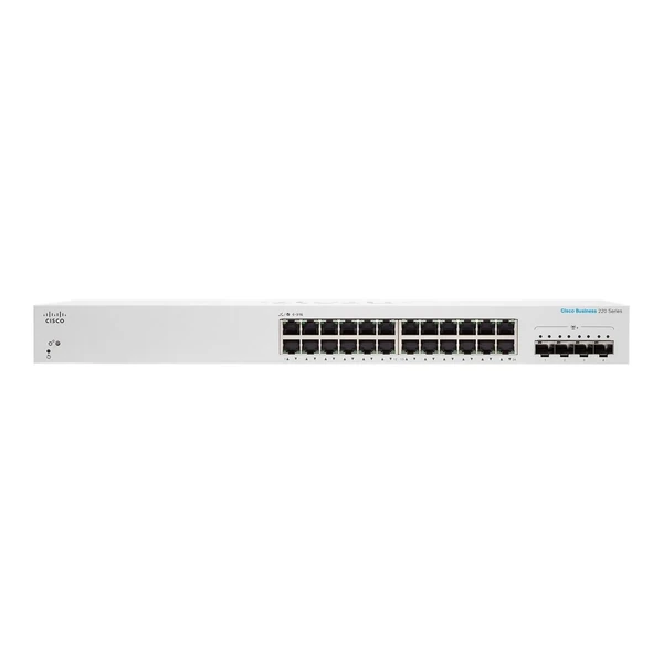 Cisco CBS220-24T-4X-NA Business 220 24-Port Gigabit Switch, 4x10G Uplinks