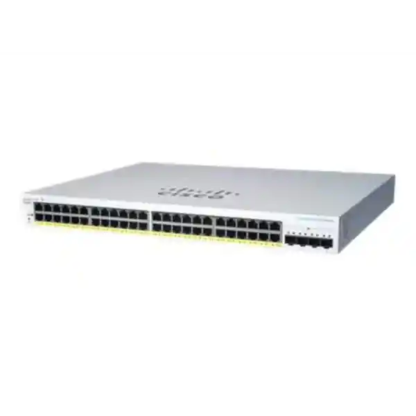 CBS220-48FP-4X | Business 220 Series CBS220-48FP-4X - Switch - smart - 48 x 10/100/1000 (PoE+) + 4 x 10 Gigabit SFP+ (uplink) - rack-mountable - PoE+ (740 W)