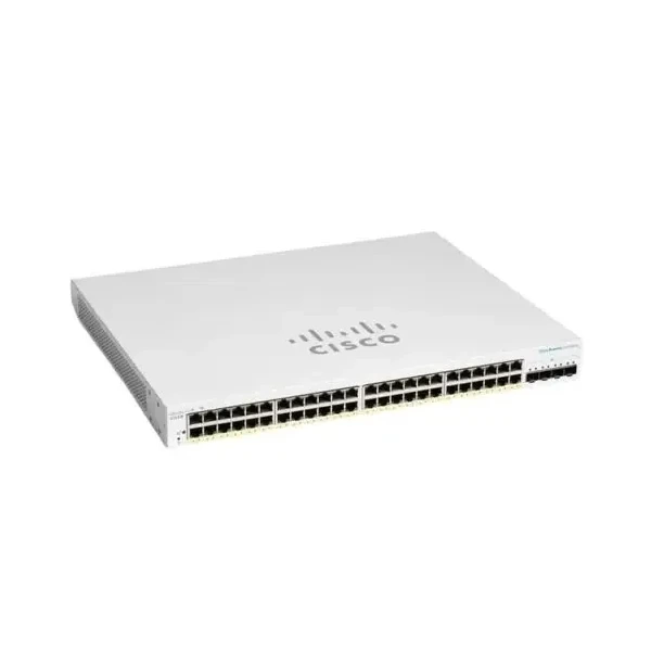 cbs220-48p-4x cisco cbs220-48p-4x business 220 48-port gigabit poe+ switch, 4x10g uplinks