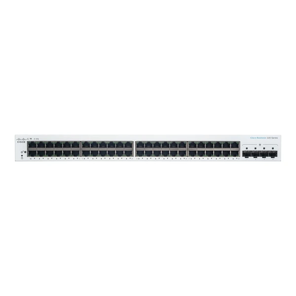 Cisco CBS220-48T-4G-NA Business 220 48-Port Gigabit Switch, 4x1G SFP Uplinks