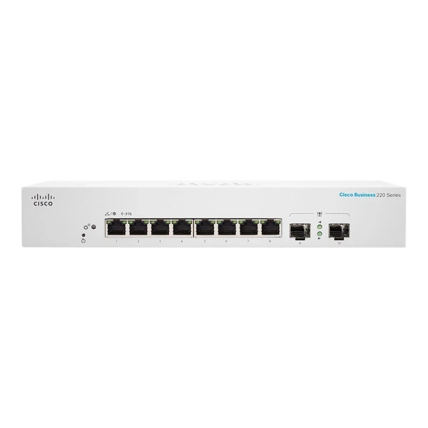 cbs220-8t-e-2g-na cisco cbs220-8t-e-2g-na business 220 8-port gigabit desktop switch, 2x1g uplinks