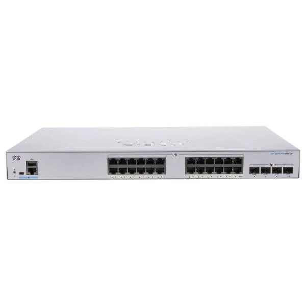CBS250-24T-4G | Cisco Business 250 Switch, 24 10/100/1000 ports, 4 Gigabit SFP