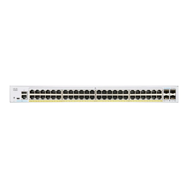 Cisco CBS250-48P-4X-NA Business 250 48-Port Gigabit PoE+ Switch, 4x10G Uplinks
