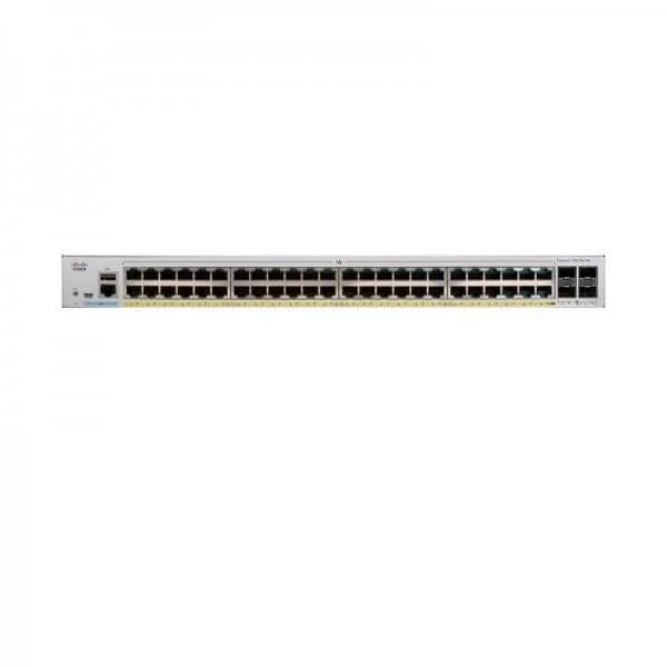 CBS250-48P-4X | Cisco Business 250 Switch, 48 10/100/1000 PoE+ ports with 370W power budget, 4 10 Gigabit SFP+