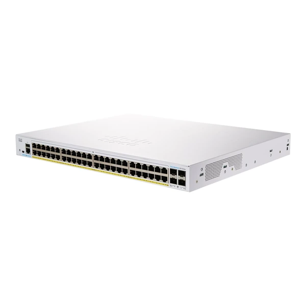 Cisco CBS250-48PP-4G-NA Business 250 48-Port Gigabit PoE+ Switch, 4x1G Uplinks