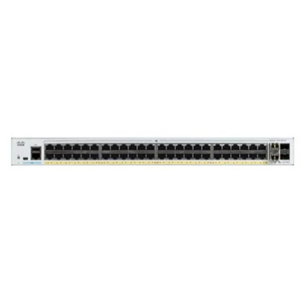 CBS250-48PP-4G | Cisco Business 250 Switch, 48 10/100/1000 PoE+ ports with 195W power budget, 4 Gigabit SFP