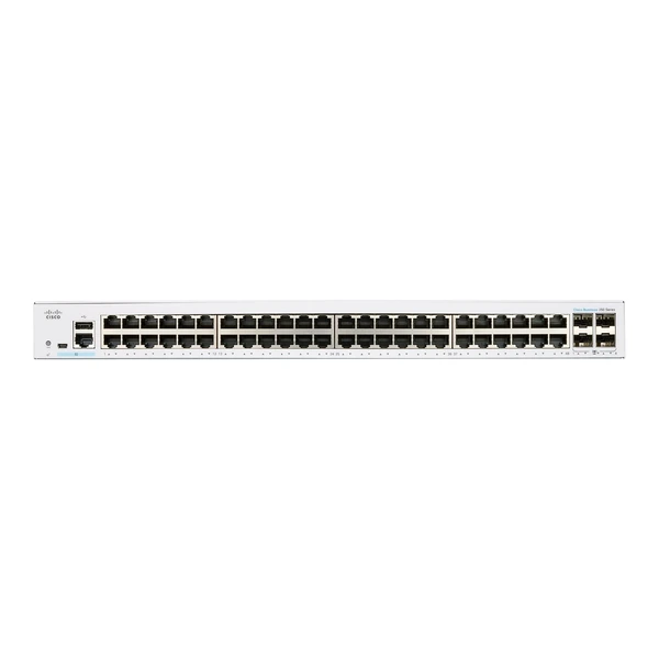 Cisco CBS250-48T-4X-EU Business 250 48-Port Gigabit Switch, 4x10G Uplinks