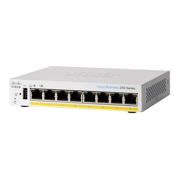 CBS250-8PP-D | Cisco CBS250-8PP-D Business 250 8-Port Gigabit PoE+ Desktop Switch CBS250-8PP-D | Cisco CBS250-8PP-D Business 250 8-Port Gigabit PoE+ Desktop Switch