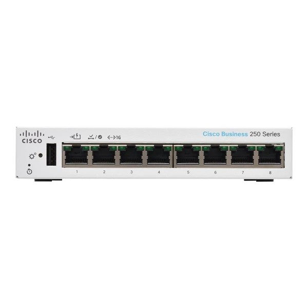 cbs250-8t-d-eu cisco cbs250-8t-d-eu business 250 8-port gigabit desktop switch