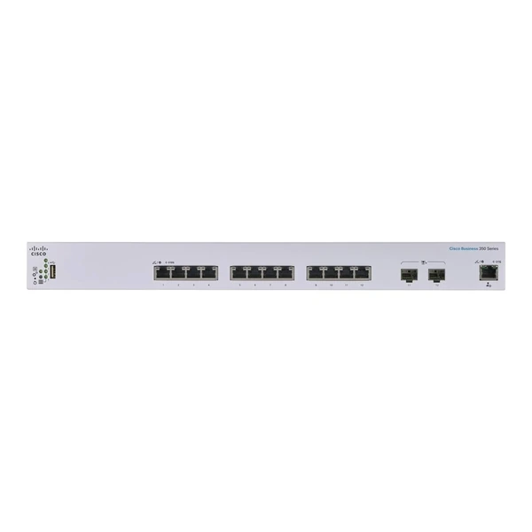 Cisco CBS350-12XT-NA Business 350 10-Port 10 Gigabit Switch, 2x10G Copper/SFP+ Combo Uplinks