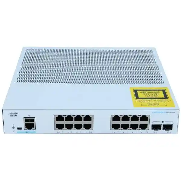 CBS350-16T-2G | 16 x 10/100/1000 + 2 x Gigabit SFP - L3 - Managed