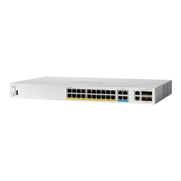 Cisco CBS350-24MGP-4X-EU Business 350 24-Port Multi-Gigabit PoE+ Switch, 4x10G Uplinks