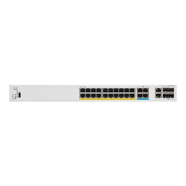 Cisco CBS350-24MGP-4X-UK Business 350 24-Port Multigigabit PoE+ Switch, 4x10G Uplinks